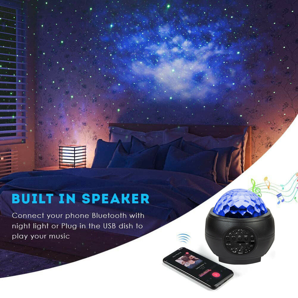 Galaxy Star Ocean Wave Projector — Transform Your Room Tonight